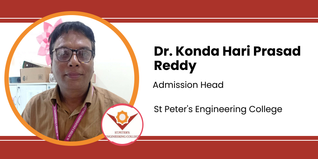 St Peter's Engineering College, Admission Head: Dr. Konda Hari Prasad Reddy Interview