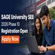 SAGE University Admission 2026: SEE Phase 10 on July 25 and 26 at admission.sageuniversity.in; Check How to Apply