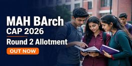 MAH BArch CAP 2026 Round 2 Seat Allotment Out