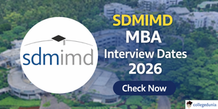 SDMIMD MBA Interview Dates 2026 Released; Schedule From February 26 to 28; Check All Details Here