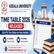 Kerala University Time Table 2026 (Released) @keralauniversity.ac.in; Check UG, PG Time Tables Here