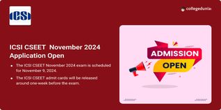 ICSI CSEET  November 2024 Application Open  icsi.edu; Check Direct Link Here
