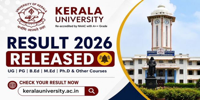 Kerala University Result 2026 (Released) @keralauniversity.ac.in: Check Direct Links