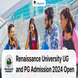 Renaissance University UG and PG Admission 2024 Open; Check Application Link Here