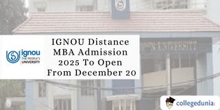 IGNOU Distance MBA Admission 2025 To Open From December 20; Check Details Here