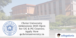 Christ University Admissions 2025 Open for UG & PG Courses; Apply Now @christuniversity.in
