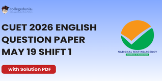 CUET 2026 English May 19 Shift 1 Question Paper- Download Answer Key and Solution PDF