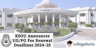 KSOU Announces UG/PG Fee Renewal Deadlines 2024-25; Check Details Here!
