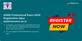 AIIMS Professional Exam 2024 Registration Open @aiimsexams.ac.in, Apply Till July 13