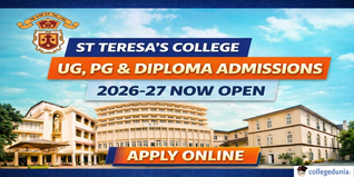 St Teresa’s College Begins Admission 2026-27; Apply Now at admission.teresas.ac.in