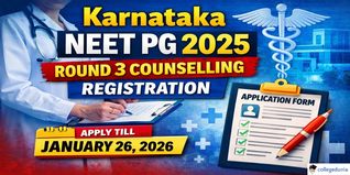 Karnataka NEET PG 2025 Round 3 Counselling Registration Begins; Apply Till January 26