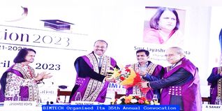BIMTECH Organised Its 35th Annual Convocation Amidst Presence of Stalwarts from the Corporate World; Check Details Here