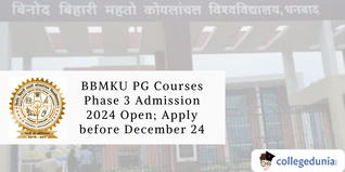 BBMKU PG Courses Phase 3 Admission 2024 Open; Apply before December 24