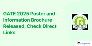 GATE 2025 Poster and Information Brochure Released, Check Direct Links
