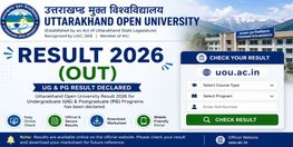 Uttarakhand Open University Result 2026
