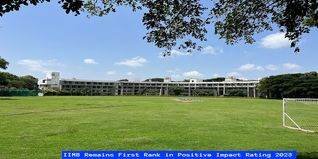 IIMB Remains First Rank in Positive Impact Rating 2023; Achieves Big Win in Overall Score