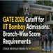 GATE 2026 Cutoff for IIT Bombay Admissions: Branch-Wise Score Requirements