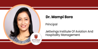 Jettwings Institute of Aviation and Hospitality Management, Guwahati, Principal : Dr. Mampi Bora Das Interview