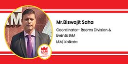 Interview Mr Biswajit Saha Coordinator Rooms Division and Events IAM at IAM Kolkata