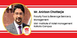 Interview Mr Anirban Chatterjie Faculty Food and Beverage Service and Management at IAM Kolkata