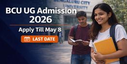 Bengaluru City University UG Admission 2026 Open Till May 8