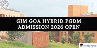 GIM Goa Hybrid PGDM Admission 2026 Open Till March 21; Apply @gim.ac.in