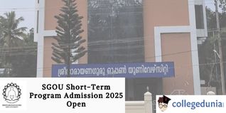 SGOU Certificate Program Admission 2025 Open; Application Deadline Extended to March 25