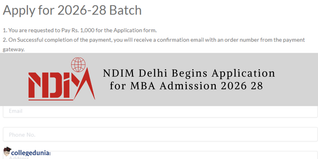 NDIM Delhi Begins Application for MBA Admission 2026-28; Apply Online @ndimdelhi.org