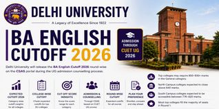 Delhi University BA (Hons) English Cutoff 2026: CUET College-wise Cutoff