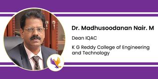 K G Reddy College of Engineering and Technology, Dean IQAC: Dr. Madhusoodanan Nair. M Interview