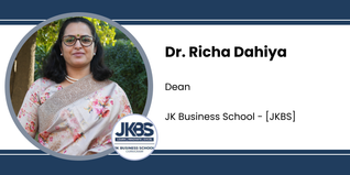 JK Business School, Dean: Dr. Richa Dahiya Interview