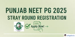 Punjab NEET PG 2025 Stray Round Registration Begins