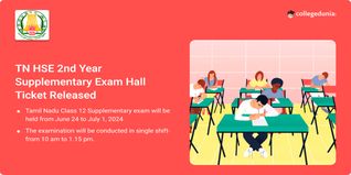 TN HSE 2nd Year Supplementary Exam Hall Ticket Released; Check Direct Link Here