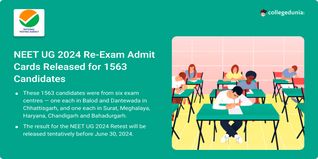 NEET UG 2024 Re-Exam Admit Cards Released for 1563 Candidates; Check Details Here