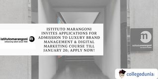Istituto Marangoni Invites Applications for Admission to Luxury Brand Management & Digital Marketing Course till January 20; Apply Now!