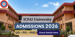 ICFAI University Dehradun Begins Admissions for Session 2026; Apply by July 15 @iudehradun.edu.in