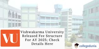 Vishwakarma University Updates Fee Structure for AY 2025-26; Check Complete Details Here