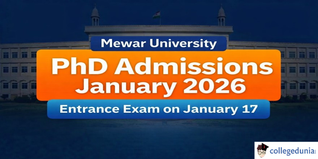 Mewar University Invites Applications for PhD Admissions 2026; Entrance Exam on January 17