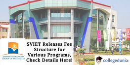 SVIET Fee Details Released
