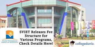SVIET Releases Fee Structure for Various Programs, Check Details Here!