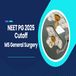 NEET PG 2025 MS General Surgery Cutoff: Check College-wise Expected Cutoff rank