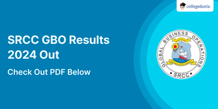 SRCC GBO Results 2024 Out; Check Out PDF Below