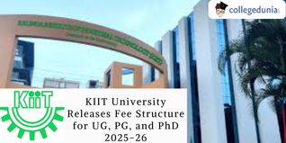 KIIT University Has Released UG/PG and PhD Fee Structure for 2025-26; Check Details Here