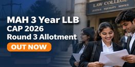 MAH 3 Year LLB CAP 2026 Round 3 Allotment Out Report by September 24
