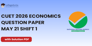 CUET 2026 Economics May 21 Shift 1 Question Paper- Download Answer Key and Solution PDF
