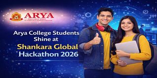 Arya College Students Shine at Shankara Global Hackathon 2026