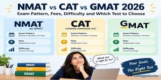 NMAT vs CAT vs GMAT 2026: Exam Pattern, Fees, Difficulty and Which Test to Choose