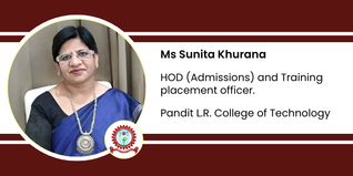 Pandit L.R. College of Technology, HOD (Admissions) and Training Placement Officer: Ms Sunita Khurana Interview