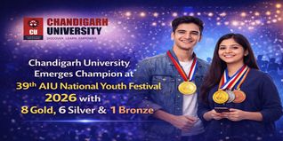 Chandigarh University Emerges Champion at 39th AIU National Youth Festival 2026 with 8 Gold, 6 Silver & 1 Bronze