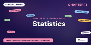 NCERT Exemplar Book PDF Class 11 Maths Chapter 13 Statistics